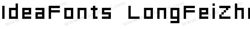 IdeaFonts LongFeiZhe字体转换